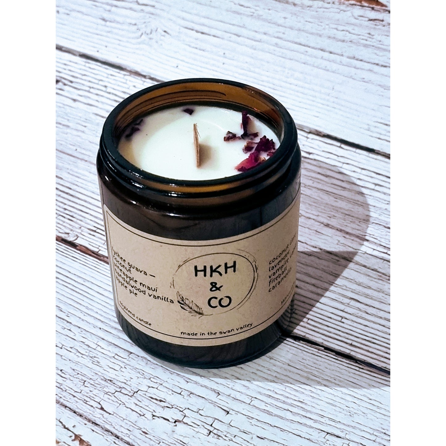 Amber Jar 250 |  Premium Classic Candles | Hkhnco