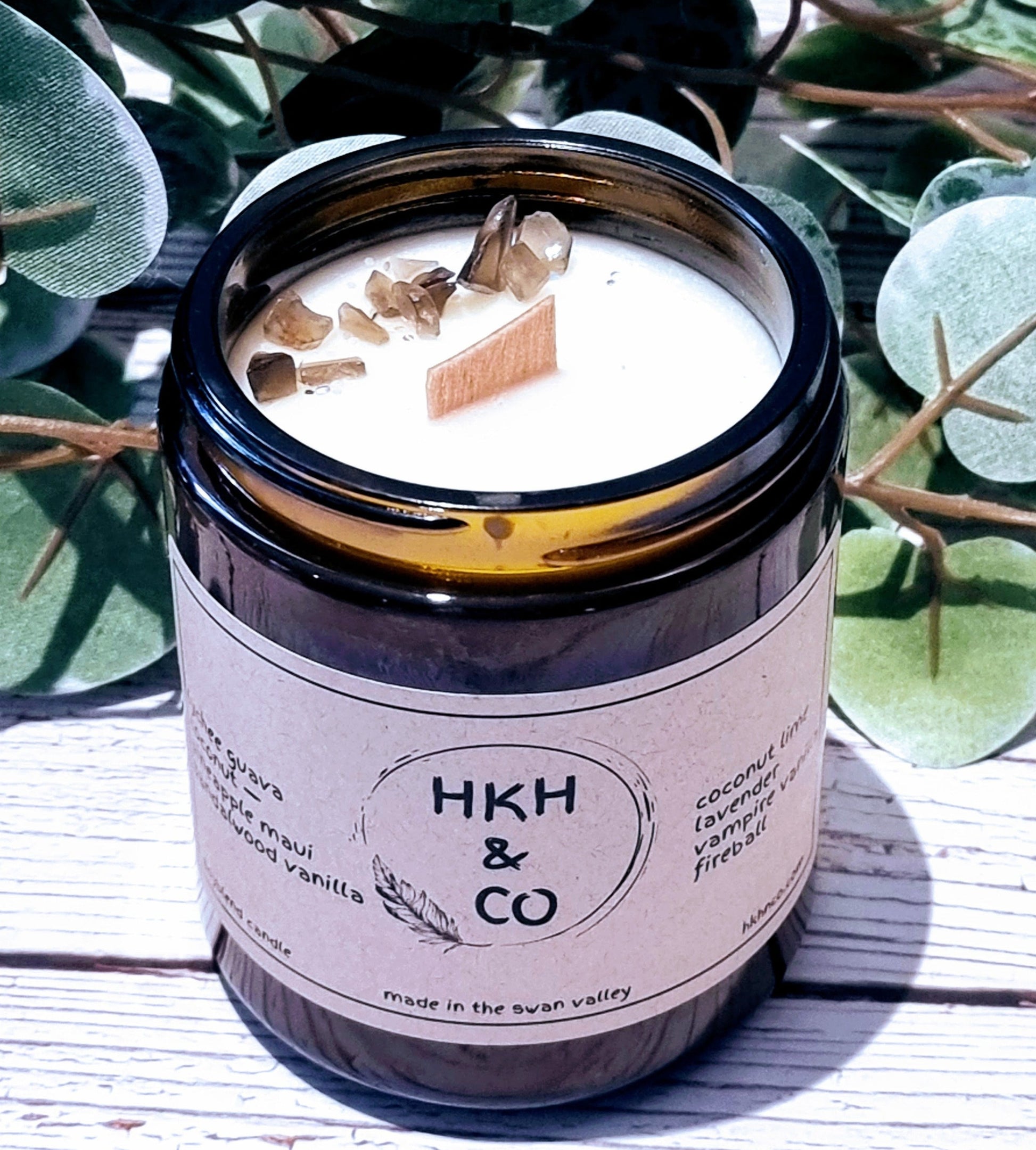 Amber Jar 250 | Scented Soy Wax Candles | Hkhnco