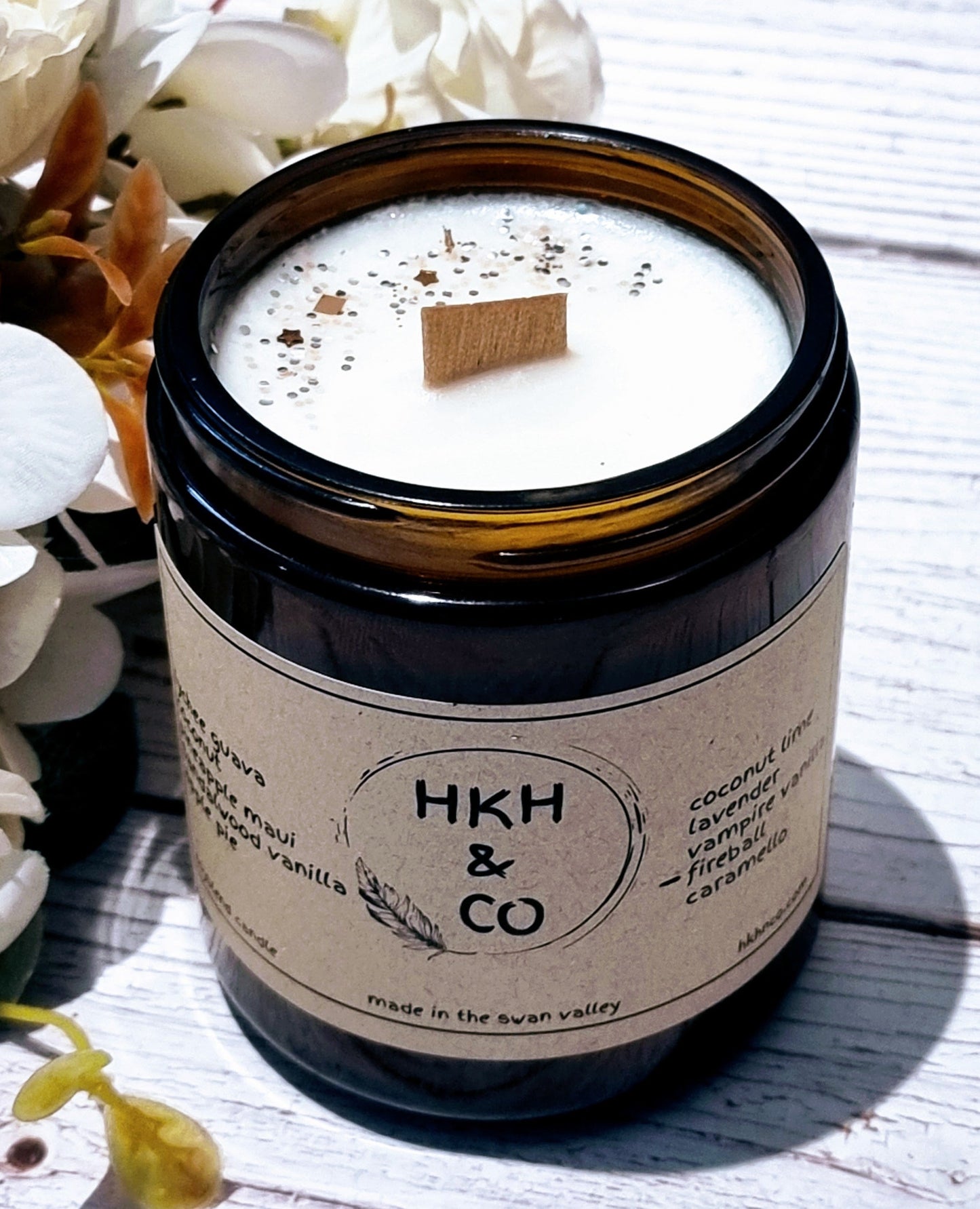 Amber Jar 250 | Scented Soy Wax Candles | Hkhnco