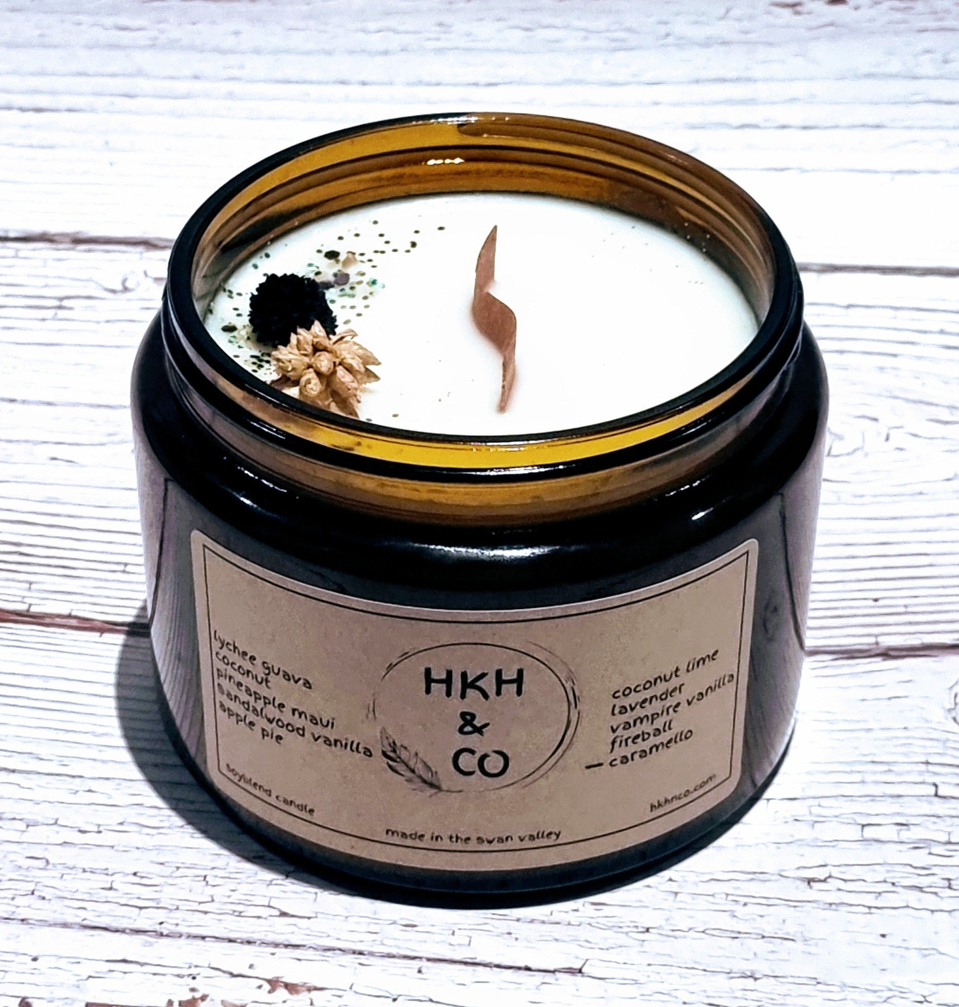 Amber Jar 500 | Soy Wax Candles - Woodwick Candles | Hkhnco