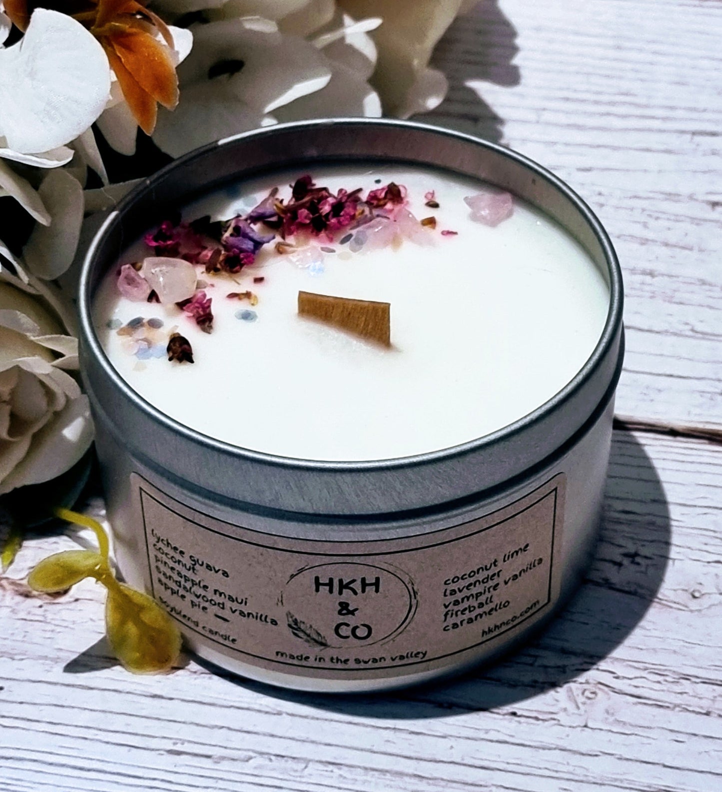 Travel Tin Silver | Best Scented Candles | Hkhnco