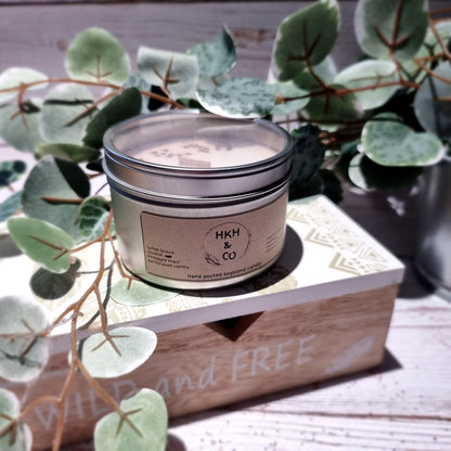 Travel Tin Silver | Best Scented Candles | Hkhnco